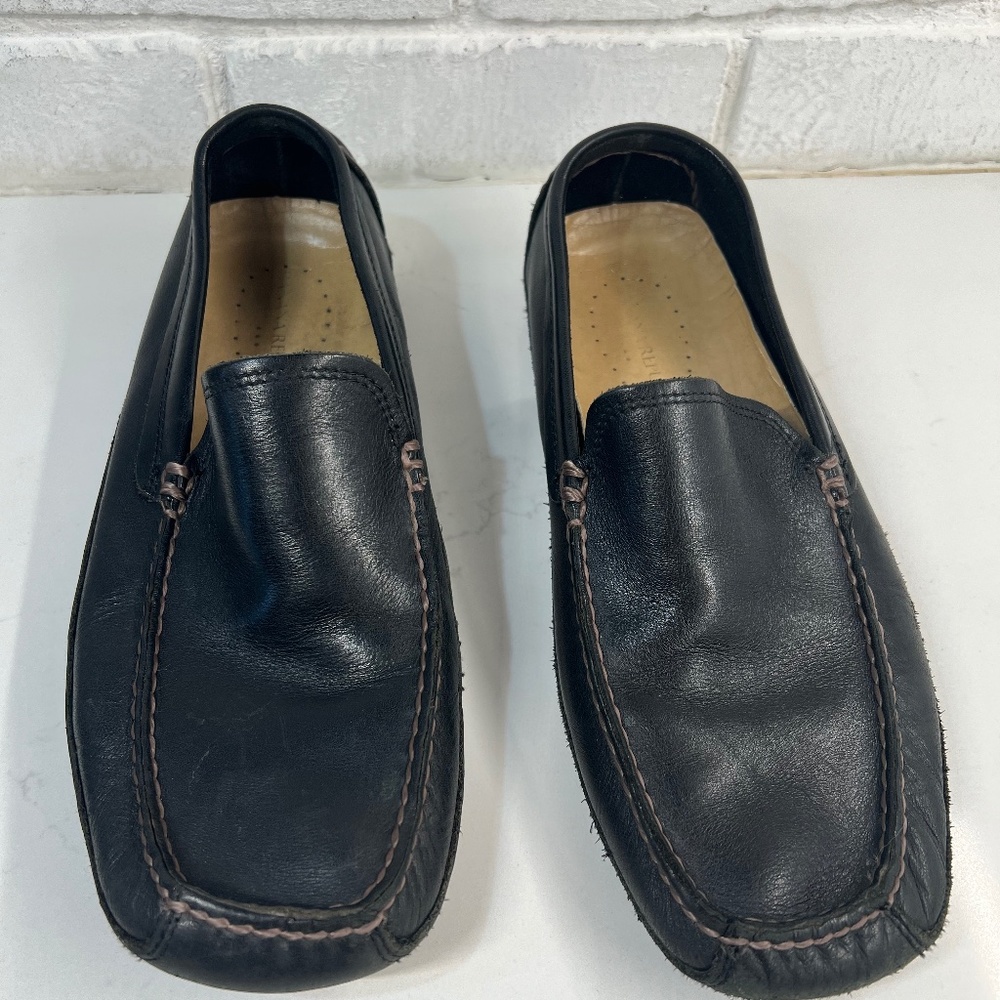 Men's 9 Banana Republic Black Leather Driving Moccasins
